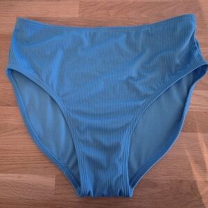 Art Class Girls Teal Blue Swim Bikini Bottom Sz XXL (16/18) NWOT